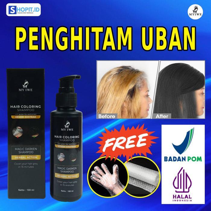 My Iwe Penghitam Rambut Uban / Black Hair Color Shampoo My Iwe