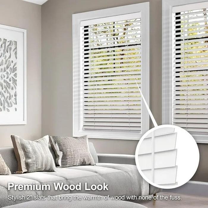Barang ReadyTirai Gulung Lipat Jendela Venetian Blinds Gorden PVC Tirai Penutup Kerai Hordeng