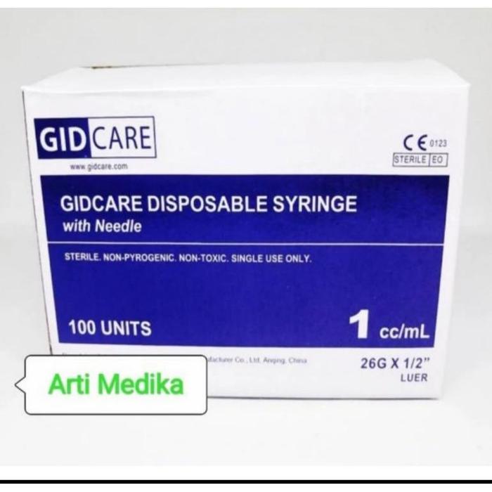 Spet 3Cc Gidcare Spuite 3Ml Box Isi 100Pc / Hot #Gratisongkir