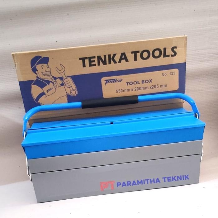Tool Box 3 Susun / Kotak Perkakas Besi Susun Tiga Tb-122 Tenka