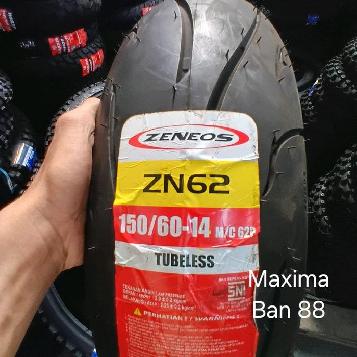 Ban Motor Zeneos 150/60-14 ZN62 Tubeless Ban Belakang Aerox Xmax