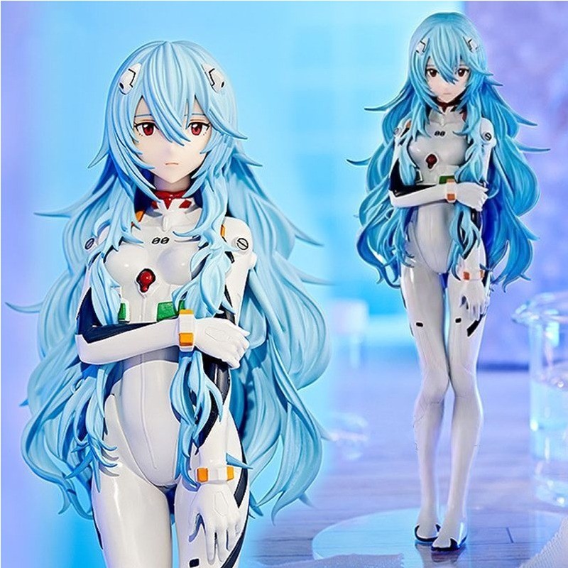Neon Genesis Evangelion anime standing figure doll EVA Ayanami Rei red Asuka two-dimensional pvc