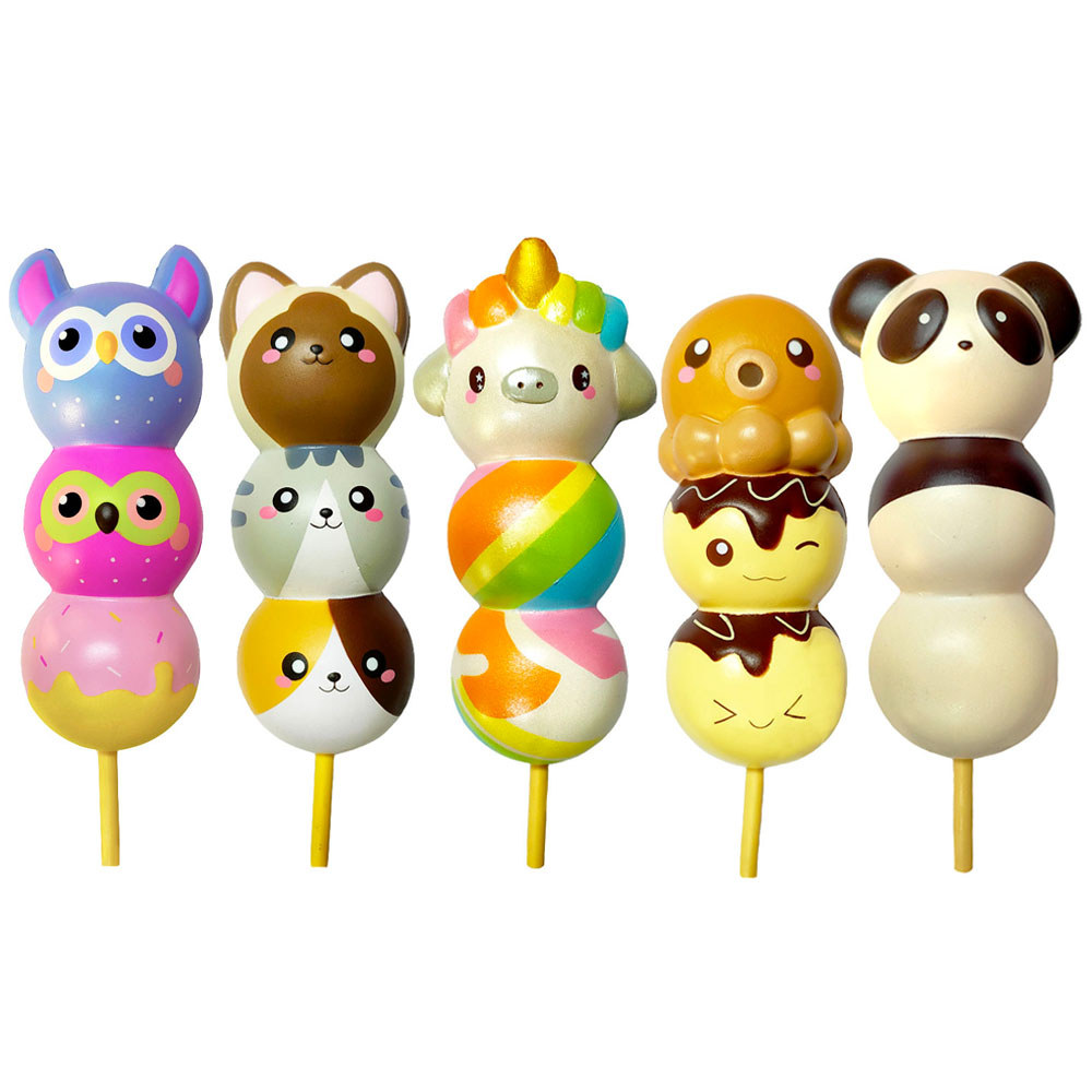 Punimaru Squishy Ice Cream Meatball Squeeze Toys Animal Doll Slowly Rebound Antistress Stress