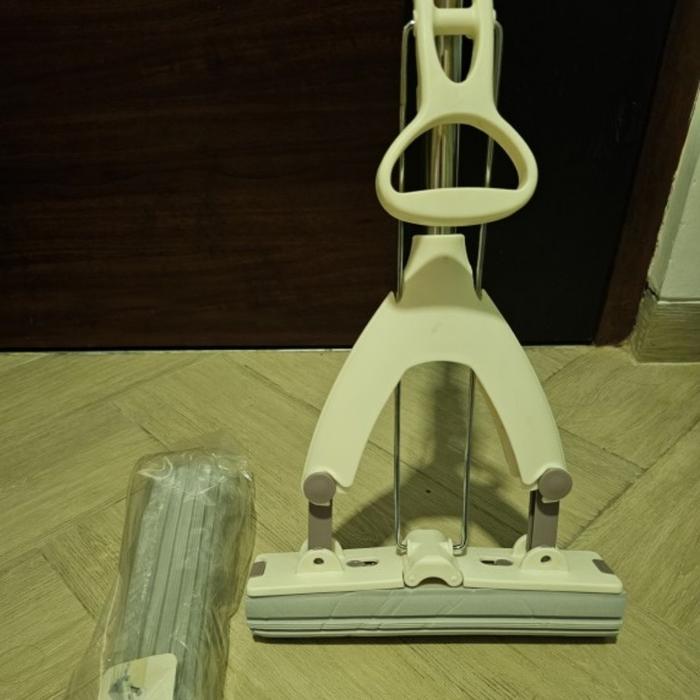 PVA Mop Beige Proclean Alat Pel busa+ Pemeras Alat Kebersihan Mop