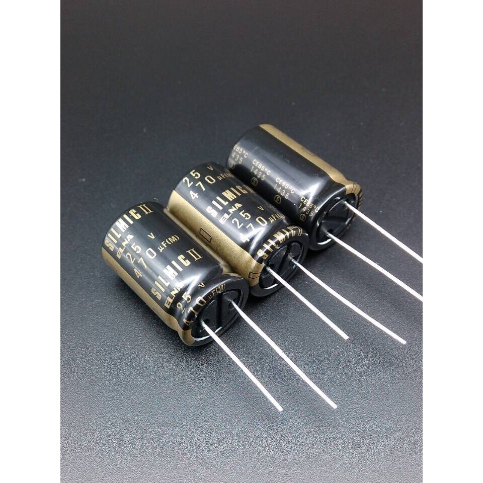 2020 hot sale 10pcs/30pcs ELNA SILMIC II RFS origl authentic 470uF/25V new spot SILMICII 470uf25