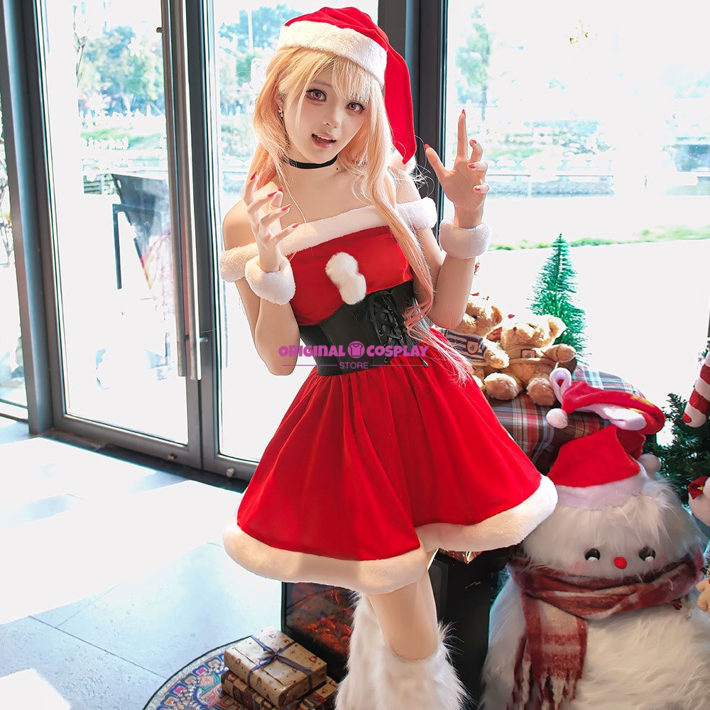Women Sexy Christmas Costume Anime My Dress-Up Darling Kitagawa Marin Cosplay Costume Cute