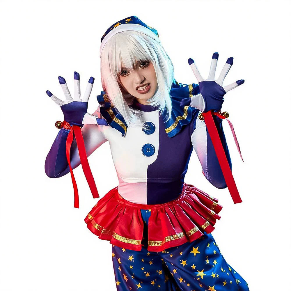 Ffive Nnights At Ffreddy'S: Ssecurity Bbreach Moonfall Cclown Cosplay Costume Moondrop Joker