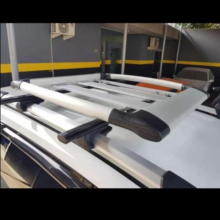 roof rak bagasi atas mobil terios, rush, pajero, fortuner + cross bar
