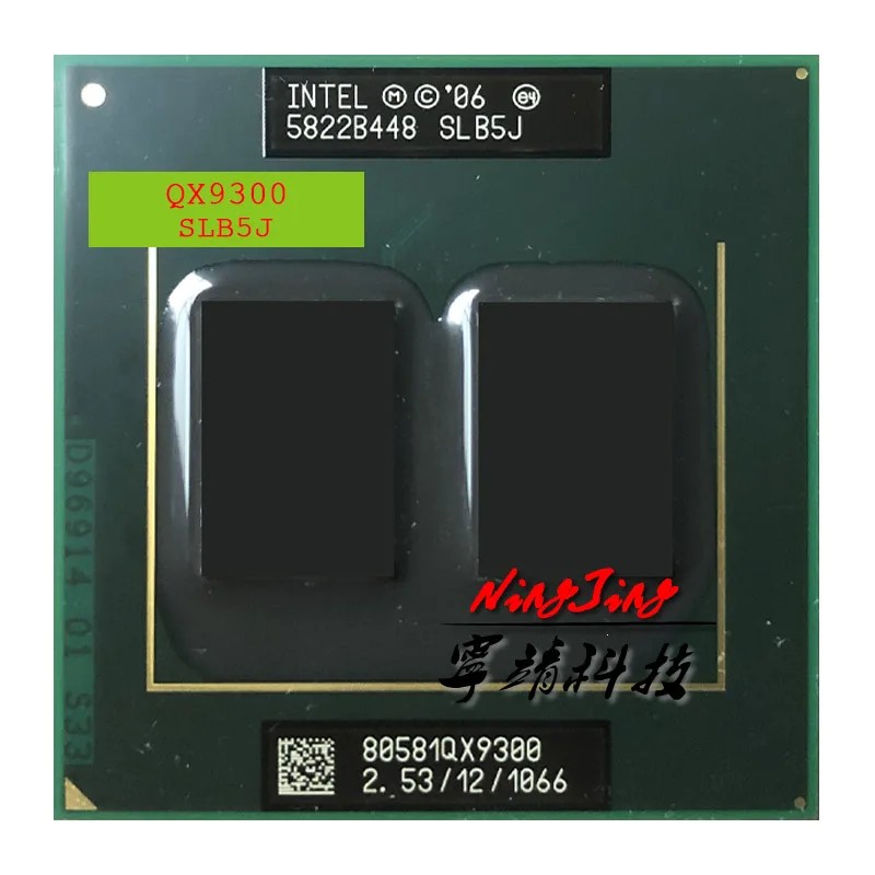 Intel Core 2 Extreme Mobile QX9300 SLB5J 2.5 GHz Used Quad-Core Quad-Thread CPU 12M 45W Socket P
