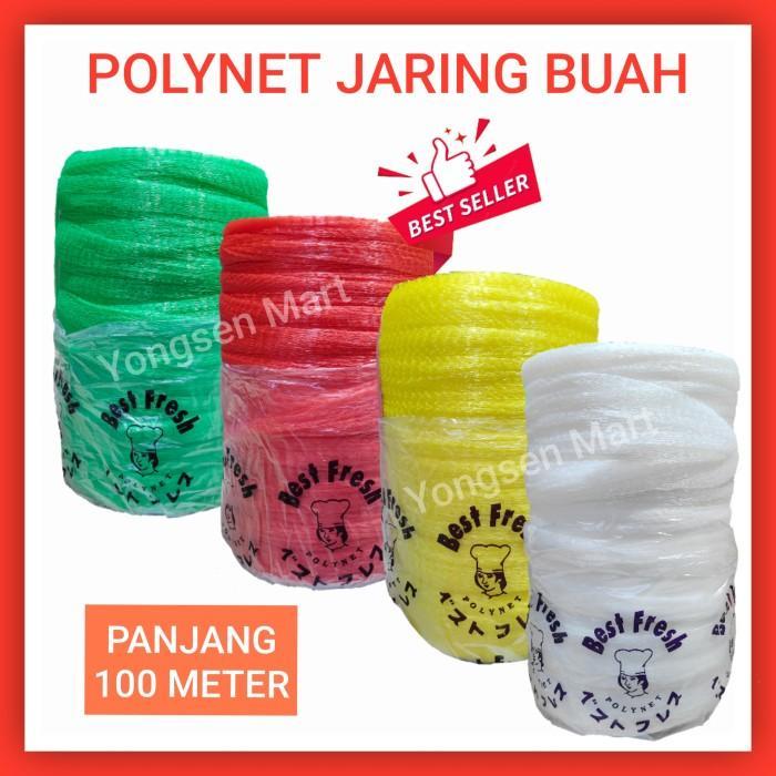 Polynet Roll 100 Meter , Waring , Rambang , Jaring Buah , Jaring Salak Pasti Ori