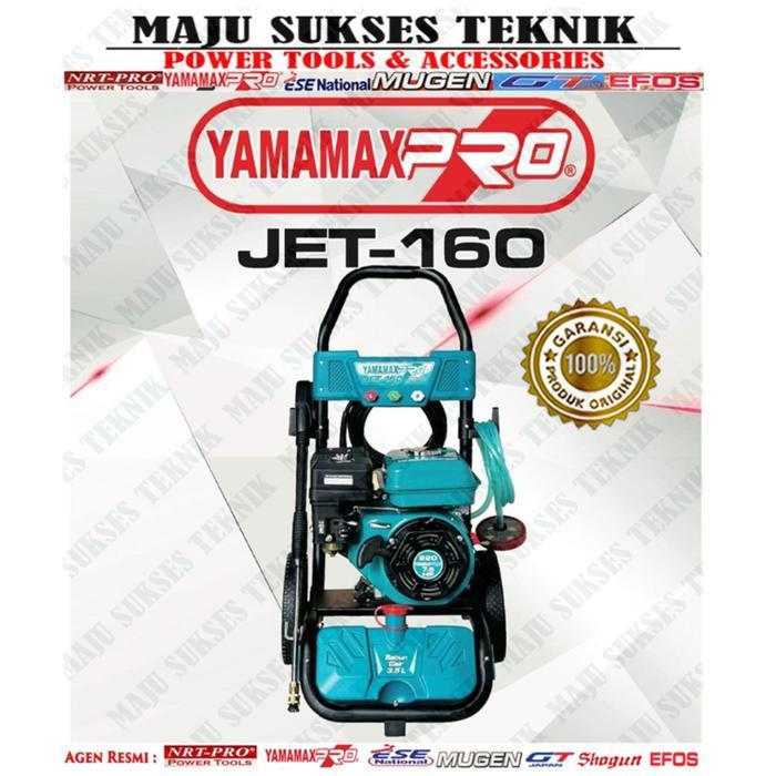 Mesin Steam Bensin Pencuci Sepeda Motor / Mobil Jet Cleaner 200 Bar High Pressure Washer Yamamax Pro