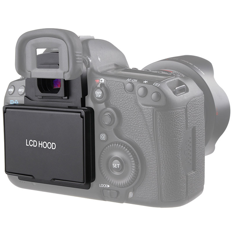 LCD Screen Hood with Pop-Up Shade Cover for CANON 5D Mark III IV 5DS 5DSR 6D 7D Mark II 1DX 1DX II