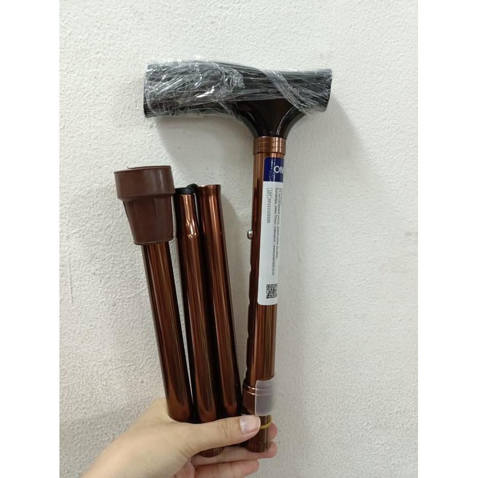 Ready Tongkat Lipat Onemed / Walking Stick Onemed / Tongkat Jalan Lipat