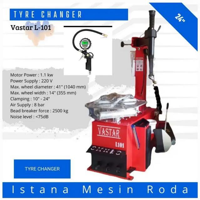 tyre changer tire changer flyspeed tekiro vastar mesin buka ban - Vastar L101
