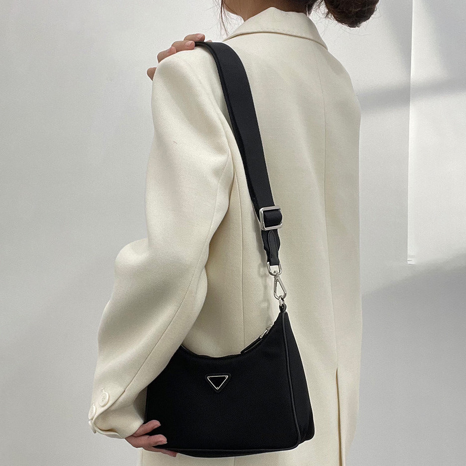 Canvas Wide Shoulder Strap for Prada Hobo Underarm Bag 3 in1 Adjustable Bag Replacement Strap Bag