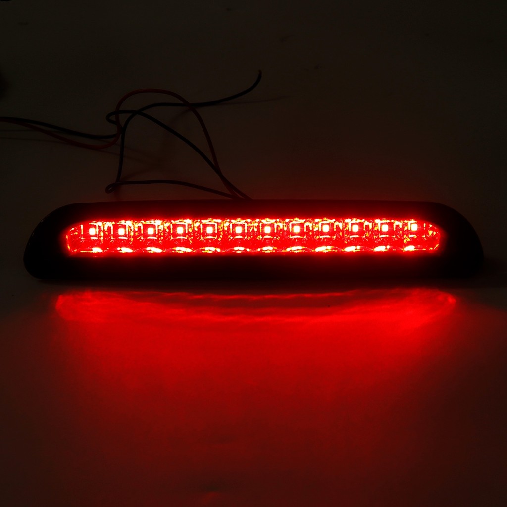 SMOKED 12-LED THIRD REAR TAIL BRAKE STOP LIGHT REVERSE LAMP FOR TOYOTA HIACE 2005-2013A36P
