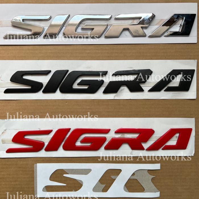 "New" Emblem Kap Mesin Mobil Innova Calya Sigra Rush Terios Veloz Almaz Ertiga Fortuner Pajero Sport