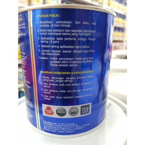 Cat Kayu Besi Seiv Chemolux Putih Doff / White Doff 1 Kg #Gratisongkir