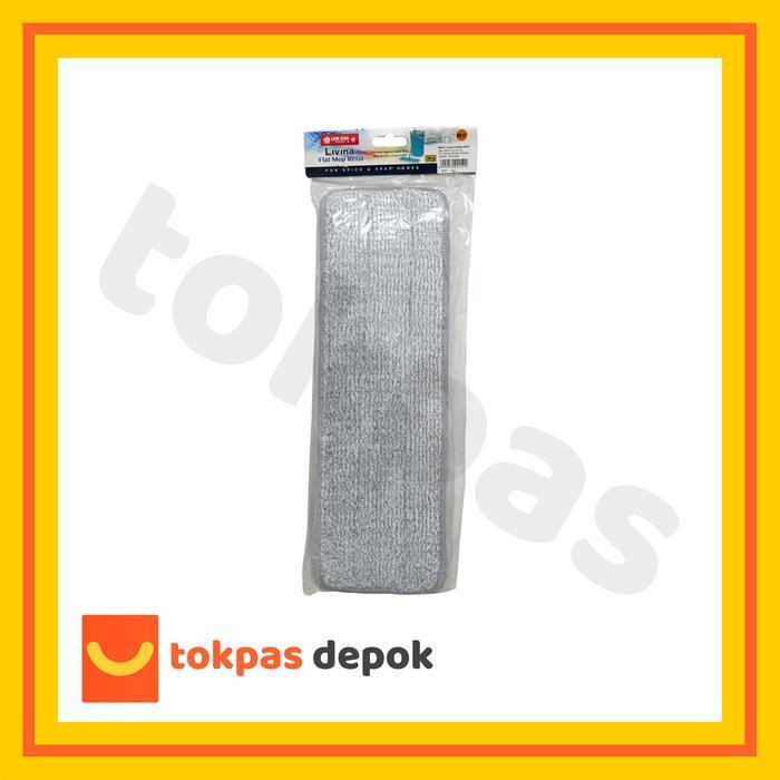 New Refill Pel Flat Mop Livina Lion Star BM 57 Kain pel lantai mop Rumah