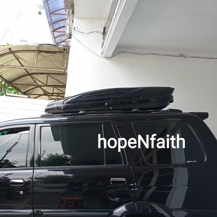 roofbox mobil + crossbar/paketan roof box + cross bar