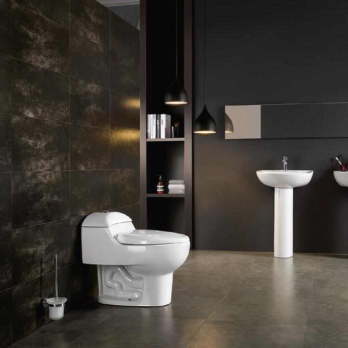 VYN Fosa Kloset Duduk Monoblock Siphonic Ac815 Sitting Toilet Wc Duduk Perlengkapan Kamar Mandi