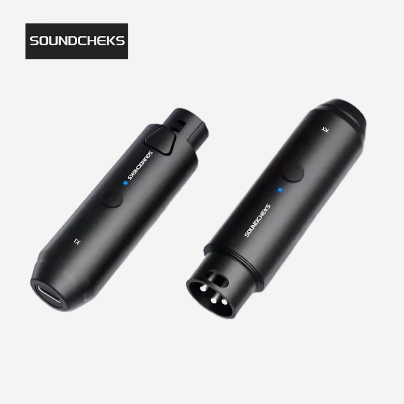 SOUNDCHEKS H-58 2.4GHz Wireless Microphone System XLR Mic Adapter Dynamic Mic Wireless Transmitter