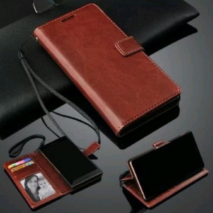 VIVO Y91C Case Dompet Untuk VIVO Y91C Flip Cover Wallet Leather Casing Dompet Kulit ( Case