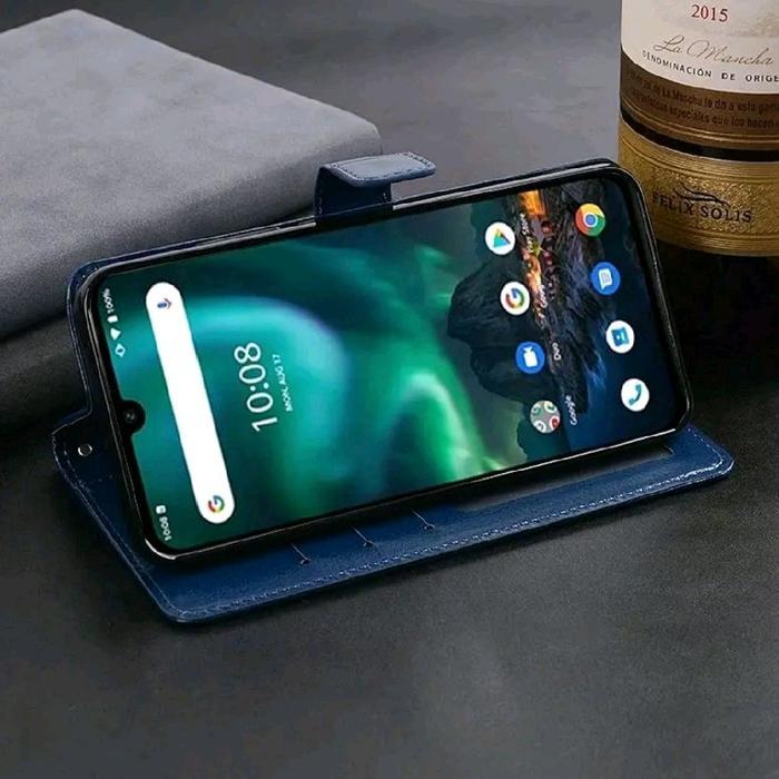 Case Dompet Untuk OPPO A54, Flip Cover Wallet Leather Casing Dompet Kulit ( Case Untuk Oppo A54 )