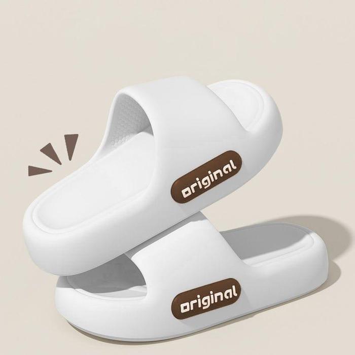 Sandal Slop Wanita Pria 2025 Sandal Karet Sandal Slop Karet Kekinian Sandal Slop Anti Slip Anti