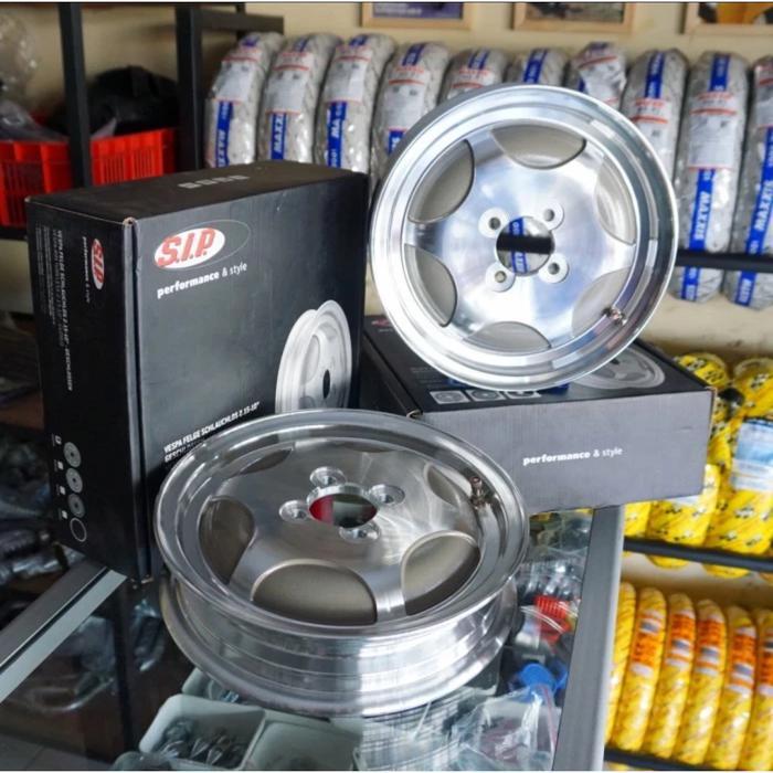 Velg Tubeless Vespa VBB Kongo Ring 10 Original SIP Germany - Polish