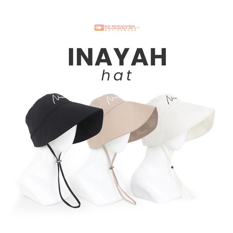 Nusseyba - Inayah Hat - Topi Haji Dan Umroh Wanita - Topi Pantai Dan Umrah Muslimah - Topi Outdor