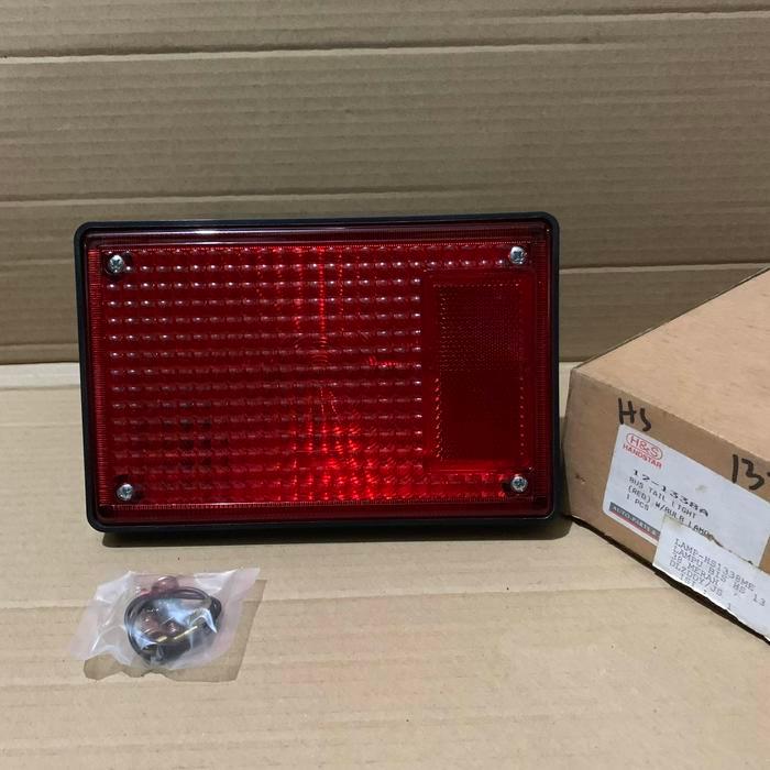 Lampu Stop Tail Light Bus Merah HS 12-1338A 20x13,1 cm