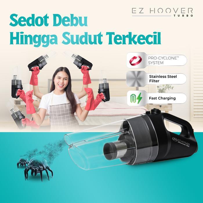 VACUUM CLEANER CORDLESS JACO EZ HOOVER TURBO JC 999 VACUM TANPA KABEL