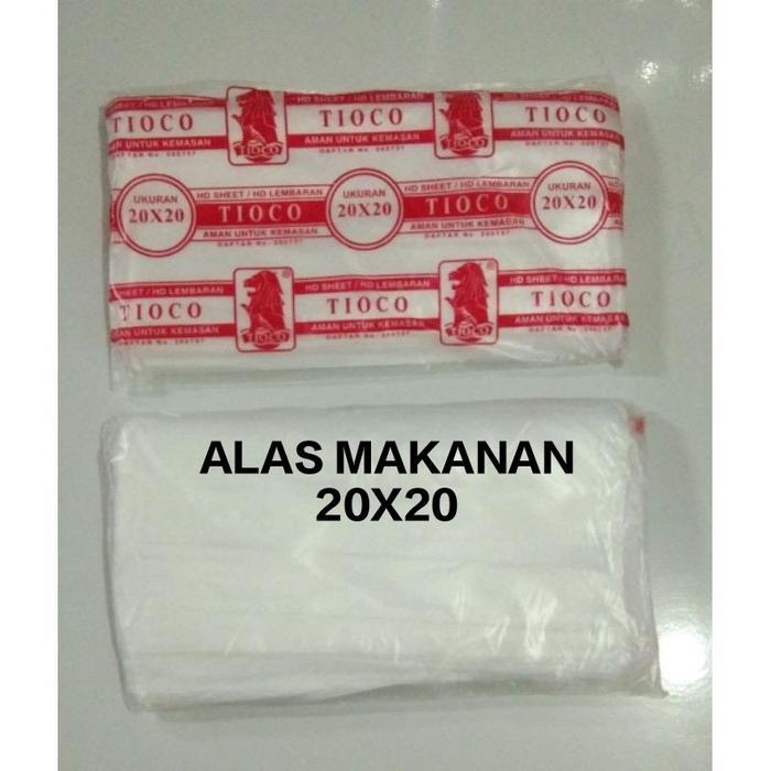 Terlariss PLASTIK SHEET ALAS MAKANAN TIOCO 20X20 - PLASTIK ALAS ANTIPANAS