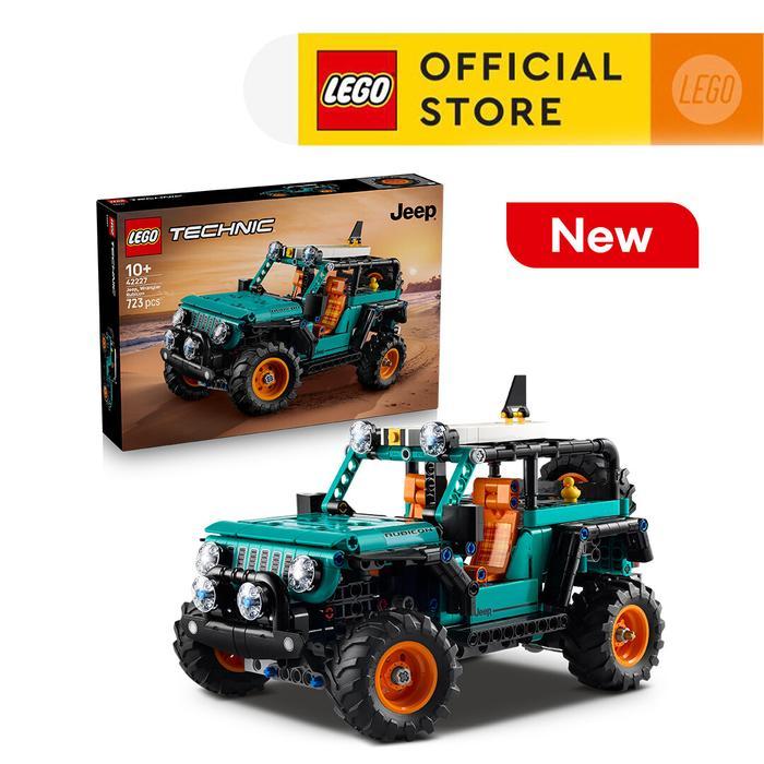 LEGO Technic 42227 Jeep Wrangler Rubicon SUV (723 Pieces), Mainan Anak Laki-Laki, Mainan Mobil,