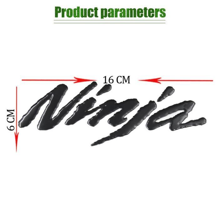 Emblem Kawasaki Ninja 3D Untuk Motor Kawasaki Ninja 150 250 R Rr S Zx Zx250r Sticker Motor 3D Timbul