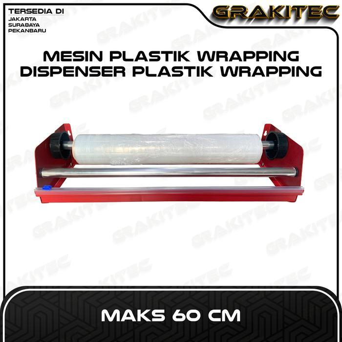MESIN PLASTIK WRAPPING / DISPENSER PLASTIK WRAPPING MAKS 60 CM CABANG JAKARTA