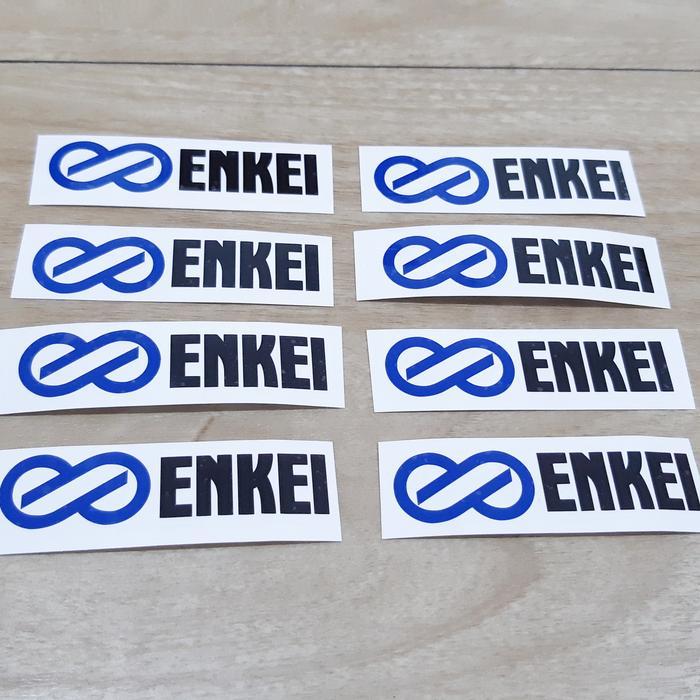 [Set isi 8] Stiker Velg Enkei RP01 Tulang