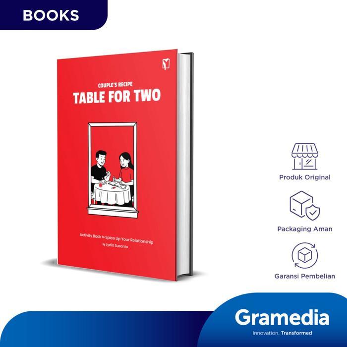 HOT SALE!!! GRAMEDIA BUKU SELF HELP COUPLE`S RECIPE - TABLE FOR TWO (LYDIA SUSANTO) TERMURAH