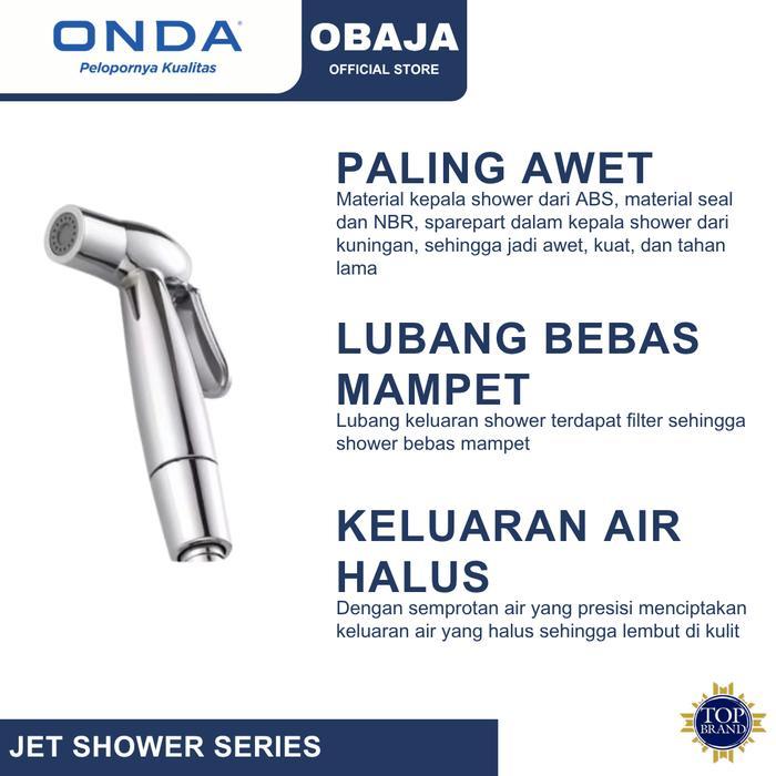 "New" Jet Shower S 88 CCS Onda / Jet Shower Onda / Shower Cebok Onda S 88 CCS