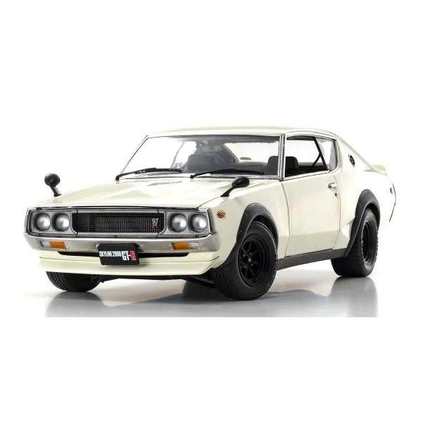 1/18 KYOSHO NISSAN SKYLINE 2000 GTR KPGC 110 SILVER KENMERI DIECAST