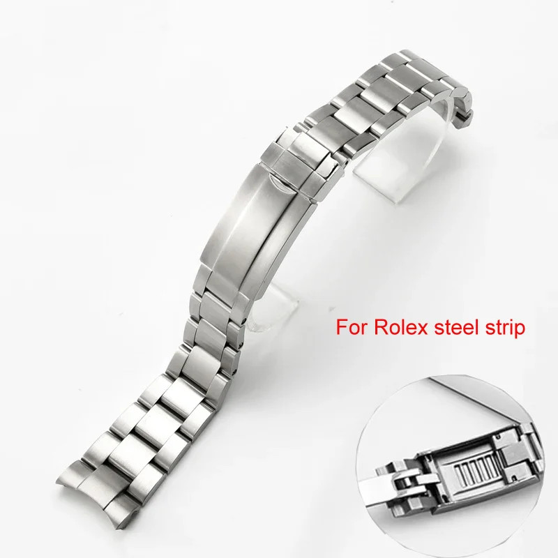 21mm 20mm wrist bracelet Stainless teel watchband For Rolex Daytona Oyster Perpetual Submariner for