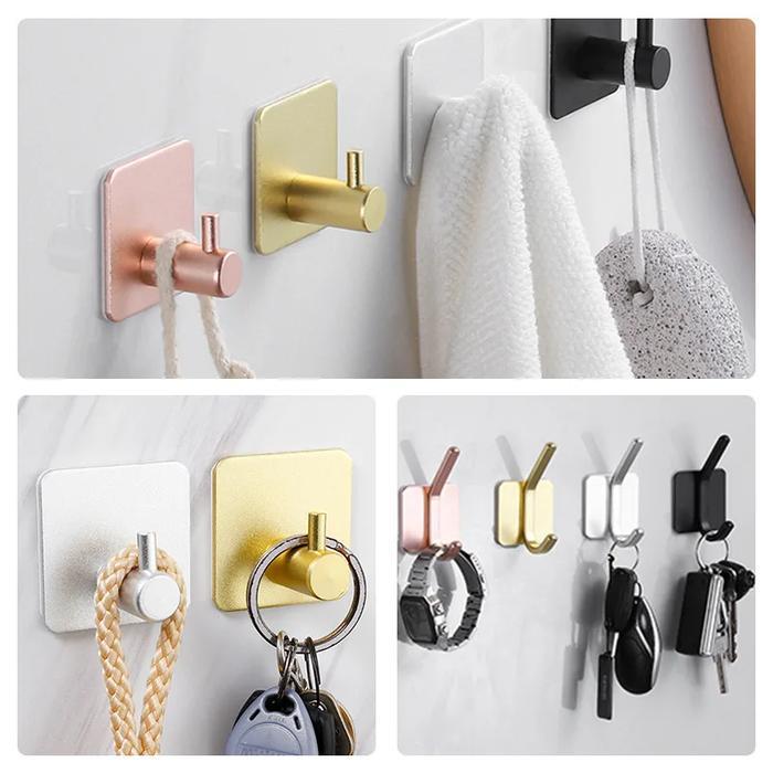 Gantungan Dinding Elegan Minimalis / Rak Gantung Serbaguna Anti Karat Kuat Baju Tas Kunci / Hook