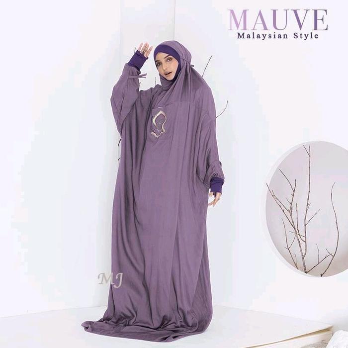 Mukena Terompah Malaysia /Mukena Terusan Manset