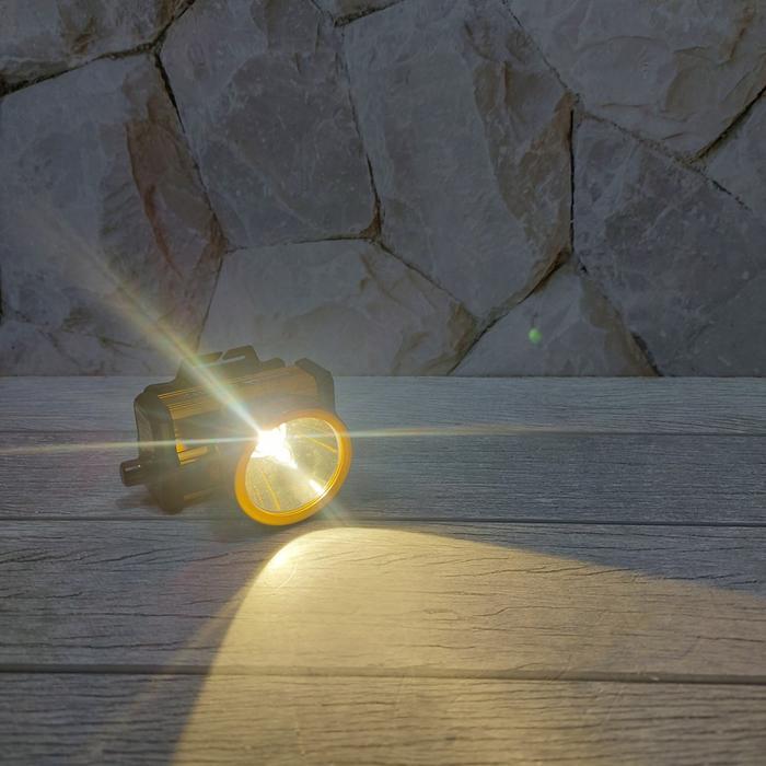 Senter Kepala Sunpro Led Cahaya Kuning Dan Putih Sunpro Sl-8812 Senter Jidat #Gratisongkir
