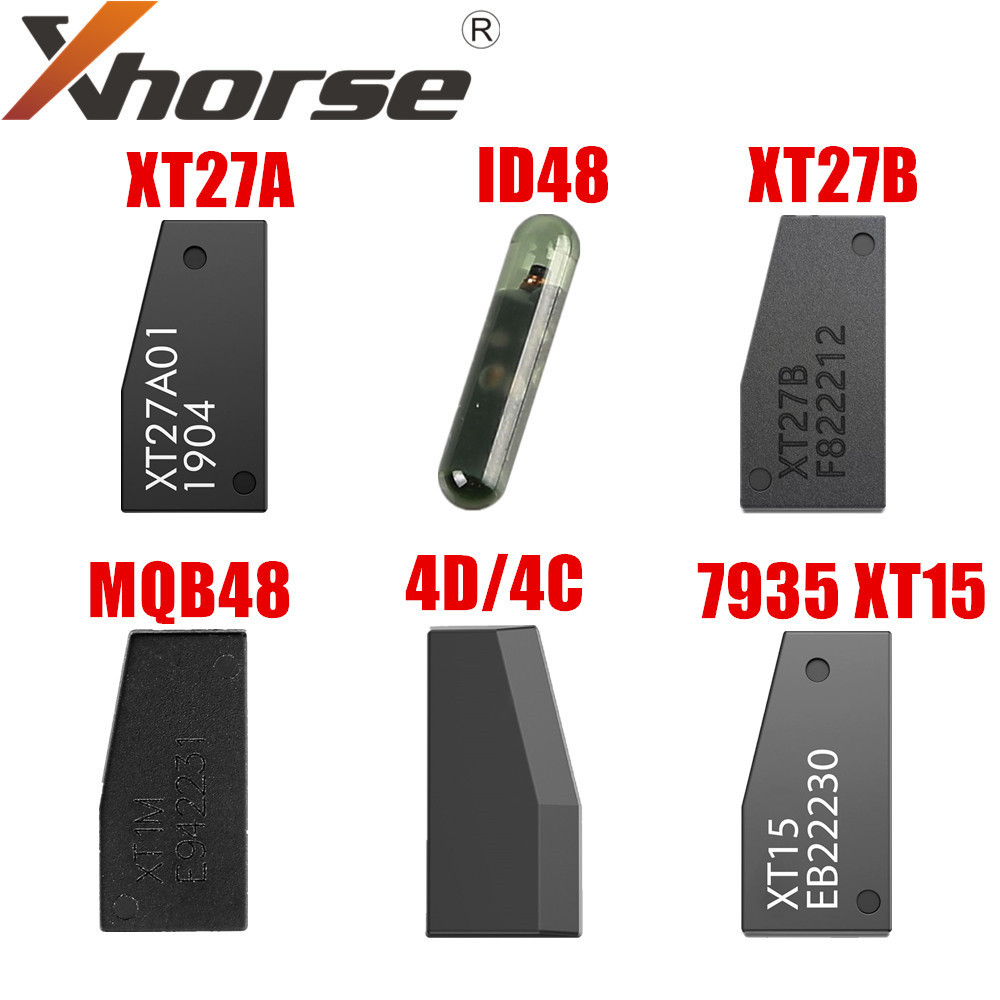 Xhorse VVDI Super Chip XT27A XT27B VVDI MQB48 Transponder Chip VVDI 7935 Chip XT135 ID48 Chip 4D 4C