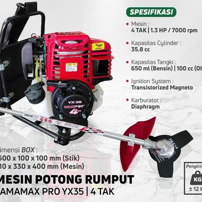 Mesin Potong Rumput YAMAMAX 4 TAK