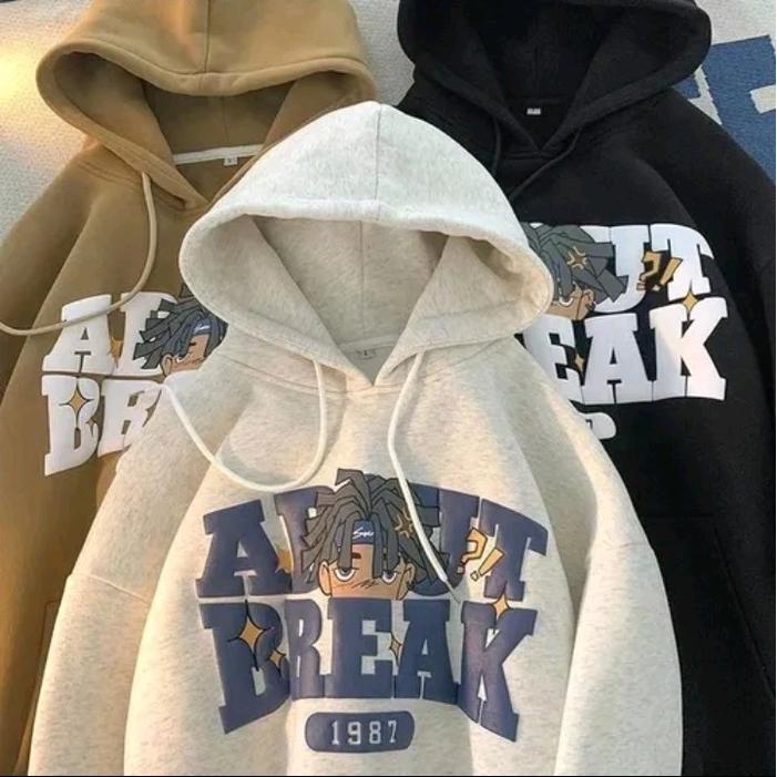 HOODIE / SWEATSHRIT / HITAM PRIA / WANITA HOODIE TEBAL /KOREAN STYLE PRIA / WANITA HOODIE FLEECE