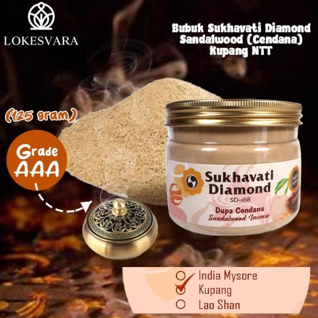 Premium Dupa Bubuk Serbuk Cendana Kupang NTT Sukhavati Diamond Grade AAA