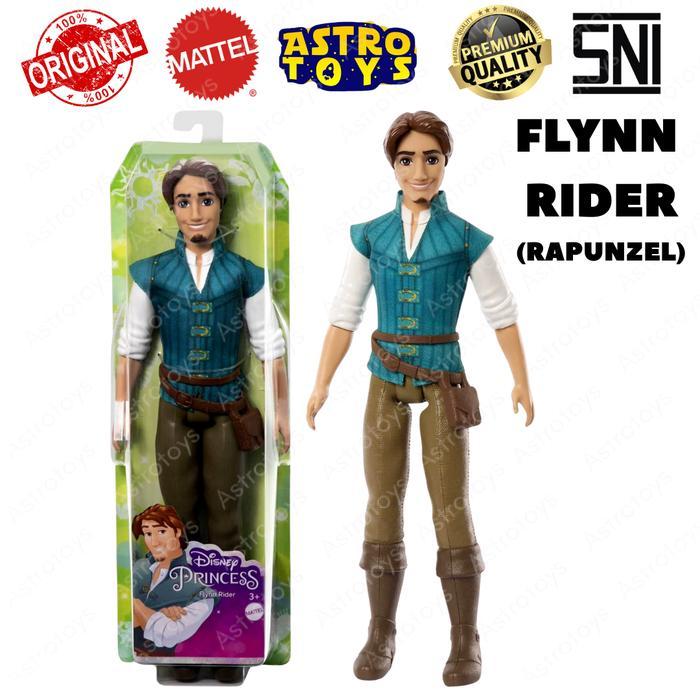 Boneka Disney Princess Flynn Rider Rapunzel Original Mattel Mainan Boneka Barbie Cowok Boneka Berbie